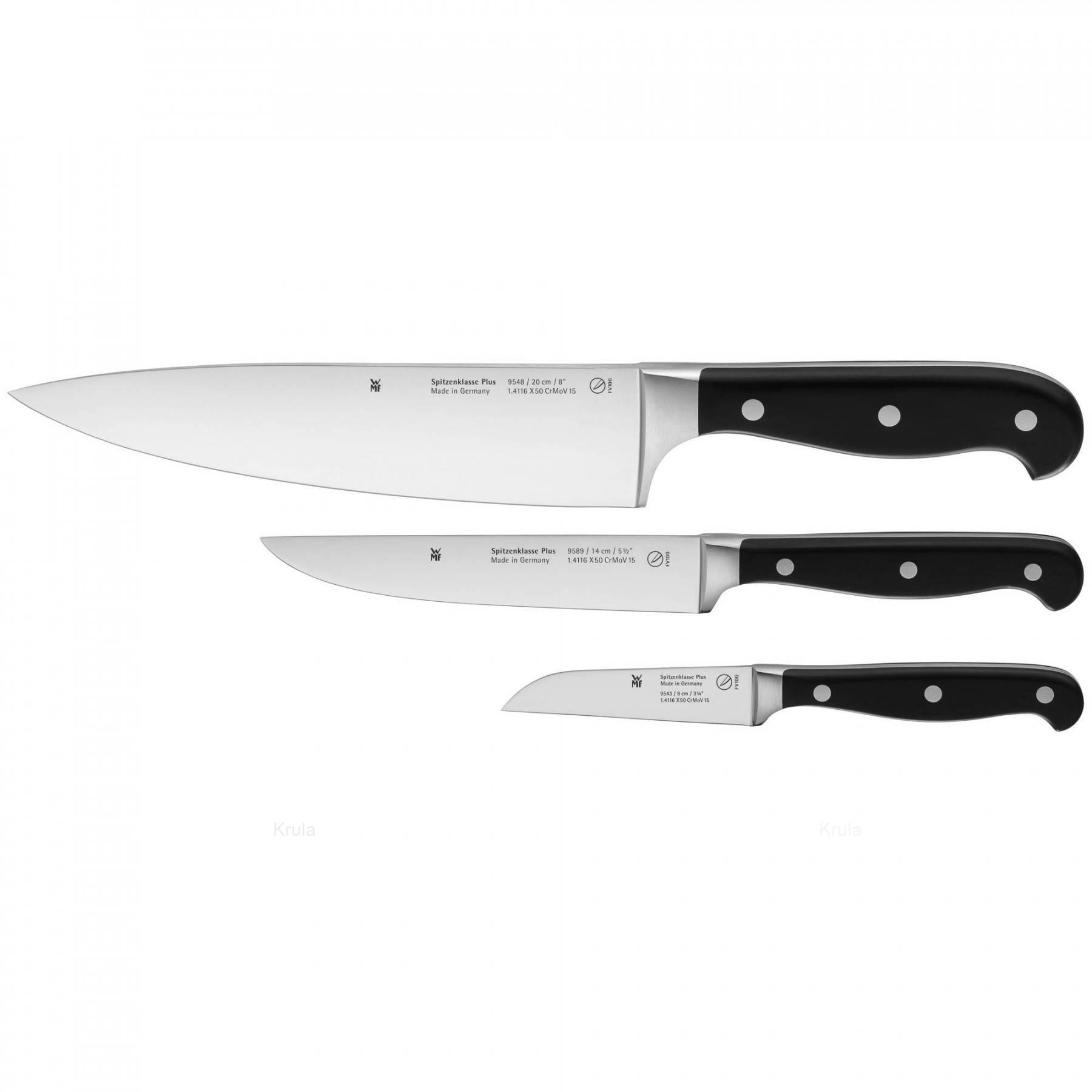 Sada nožů Spitzenklasse Plus, PC, 3 ks - WMF