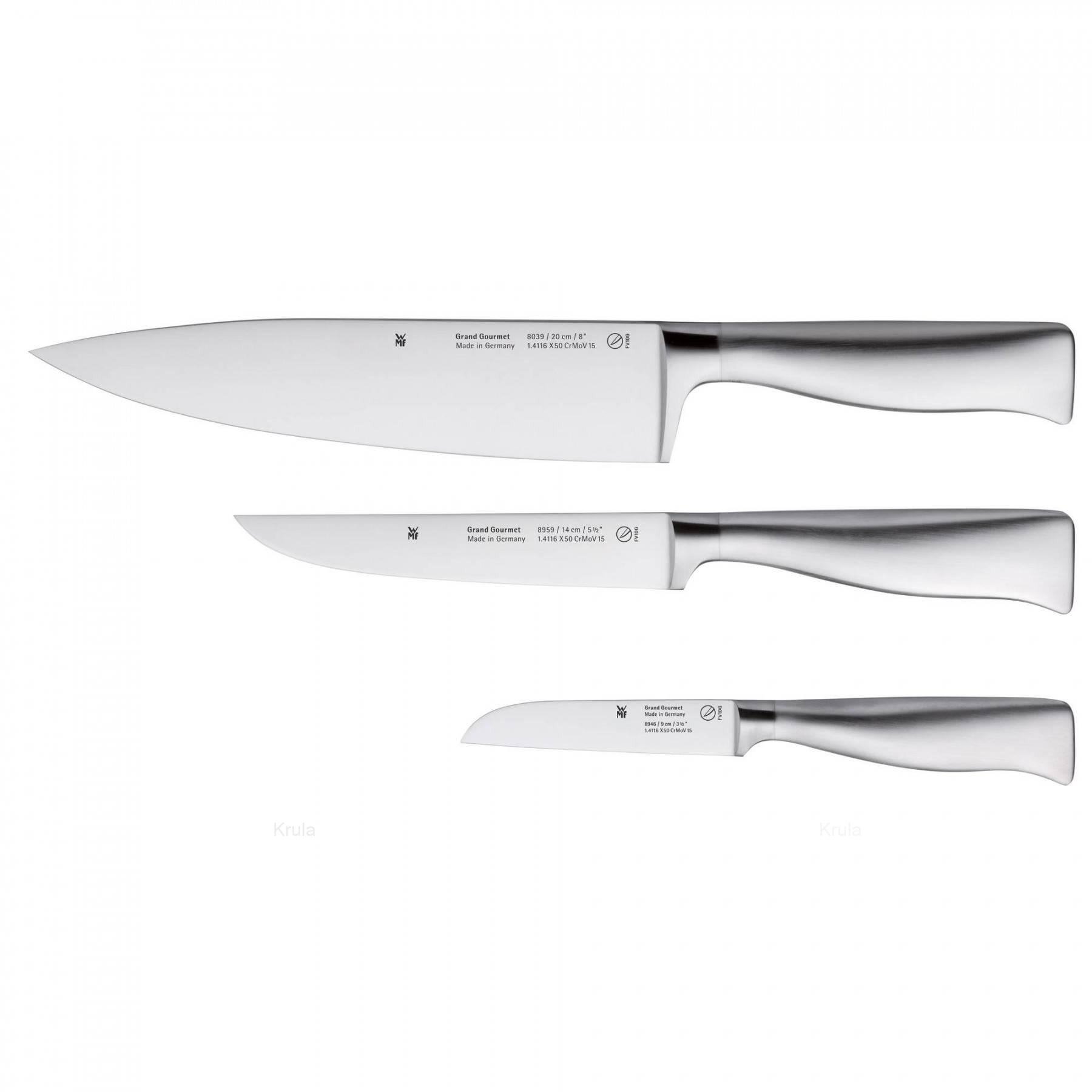 Sada nožů Grand Gourmet, PC, 3 ks - WMF