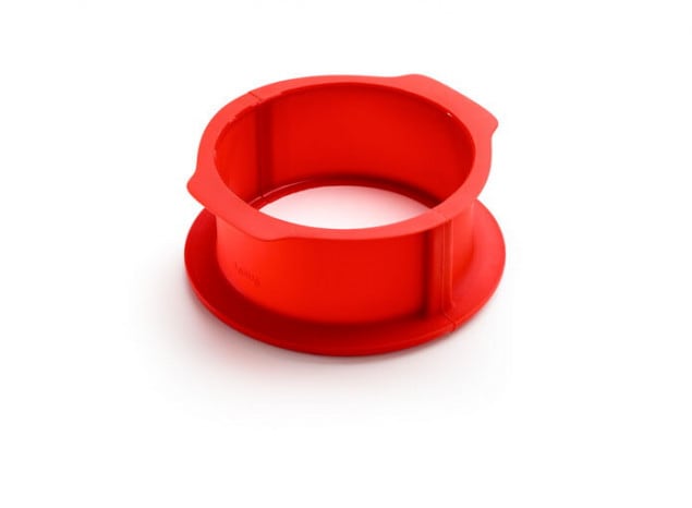 Silikonová pečící forma na dort Charlotte 18 cm, červená - Lékué