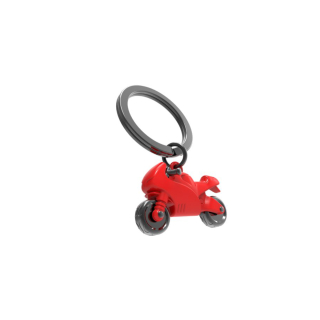 Klíčenka s přívěskem motorky, červená - MTM Gifts