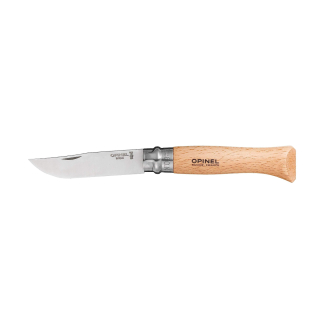 Zavírací nůž N°09 Stainless Steel, 9 cm, blistr - Opinel