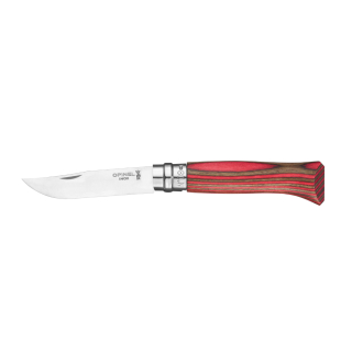 Zavírací nůž N°08 Stainless Steel, finská bříza červená, 8.5 cm - Opinel
